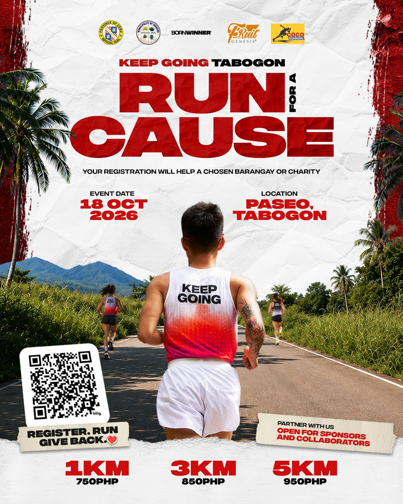 Keep Going Tabogon Run for a Cause 2026: Registration, Route, and Details